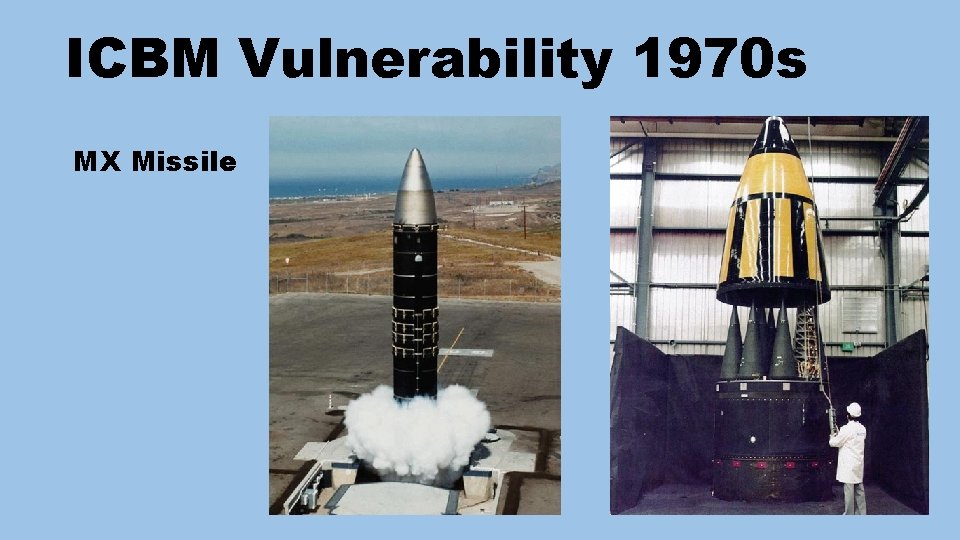 ICBM Vulnerability 1970 s MX Missile 