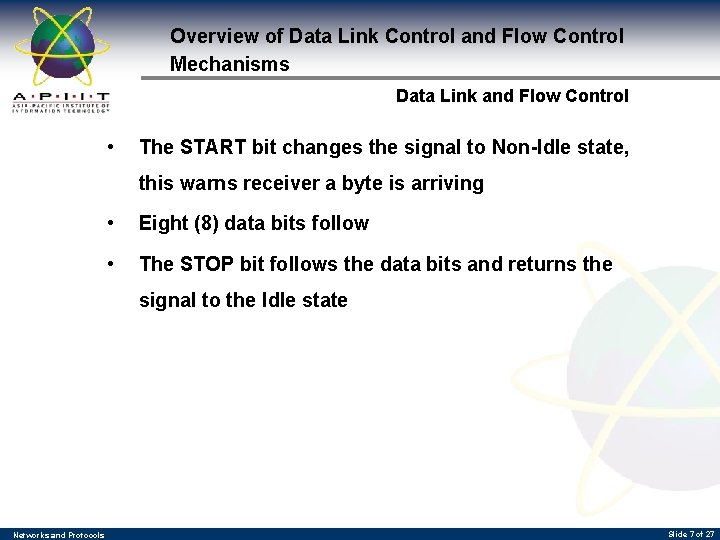 Overview of Data Link Control and Flow Control Mechanisms Data Link and Flow Control