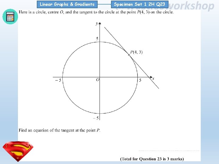 Linear Graphs & Gradients @westiesworkshop Specimen Set 1 2 H Q 23 Linear Graphs & Gradients @westiesworkshop Specimen Set 1 2 H Q 23