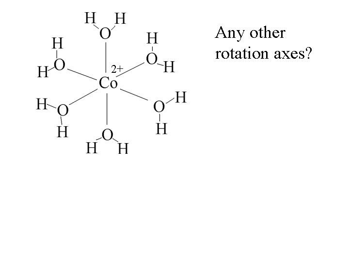 2+ Any other rotation axes? 