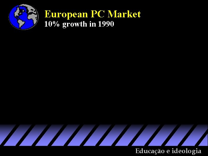 European PC Market 10% growth in 1990 Educação e ideologia 