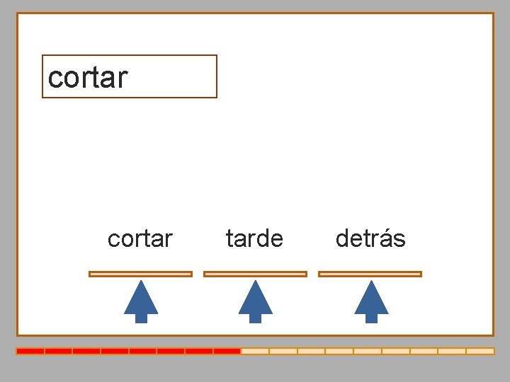 cortar tarde detrás 