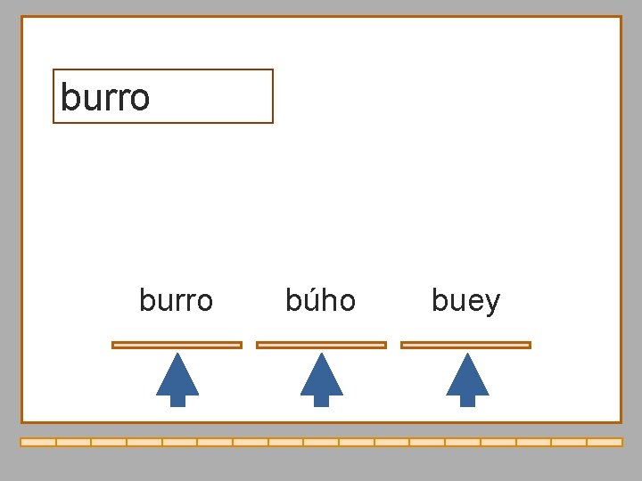 burro búho buey 