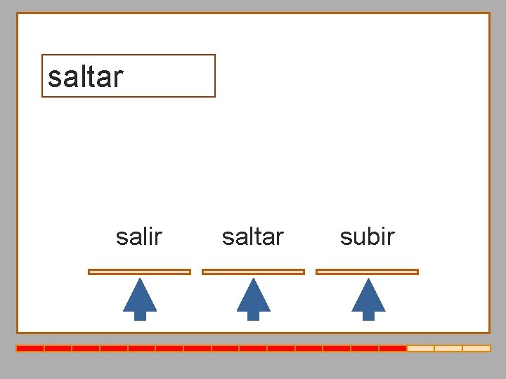 saltar salir saltar subir 