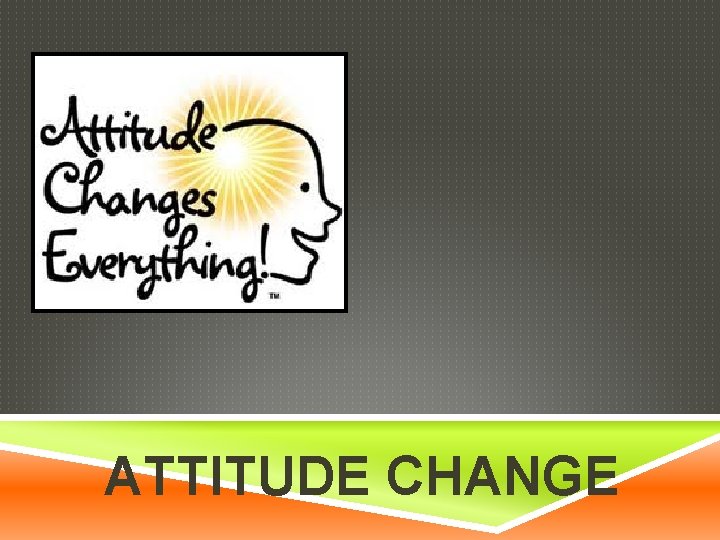 ATTITUDE CHANGE 