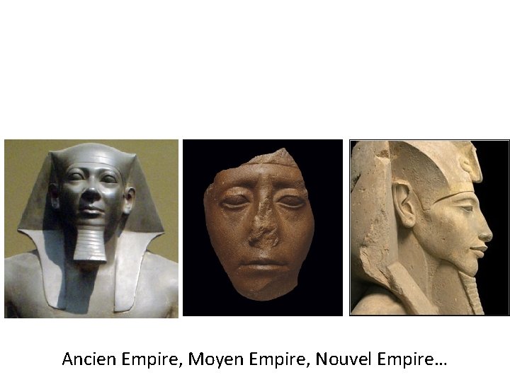 Ancien Empire, Moyen Empire, Nouvel Empire… 