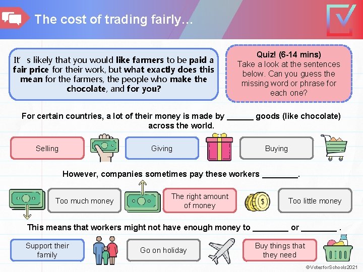 The cost of trading fairly… It’s likely that you would like farmers to be