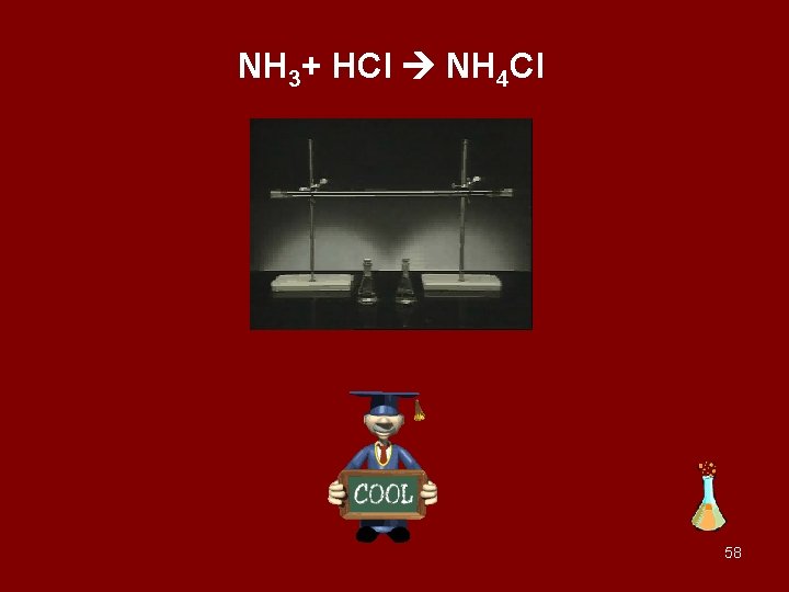 NH 3+ HCl NH 4 Cl 58 