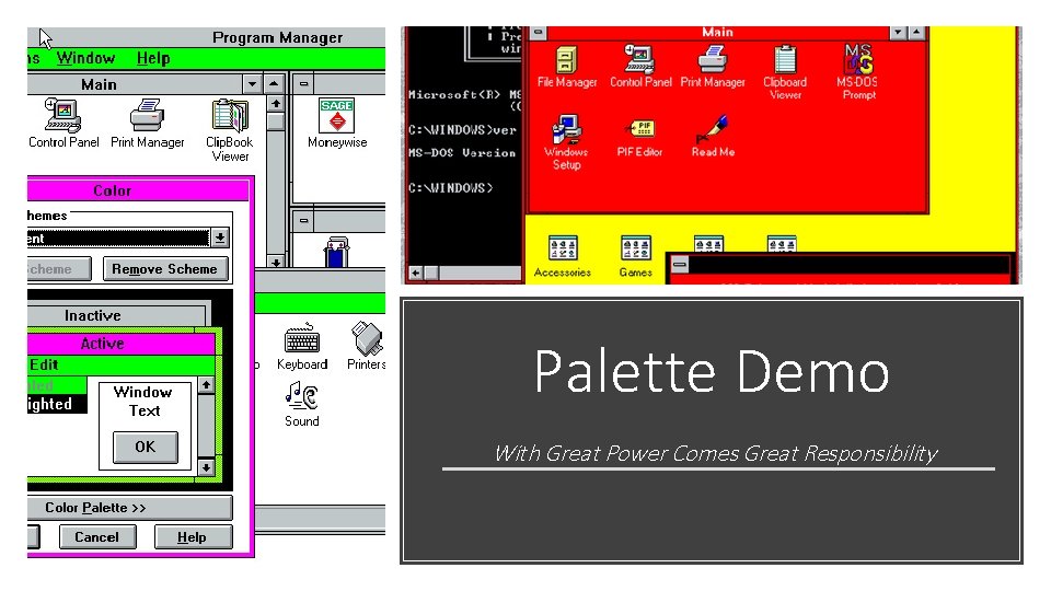 Palette Demo With Great Power Comes Great Responsibility 