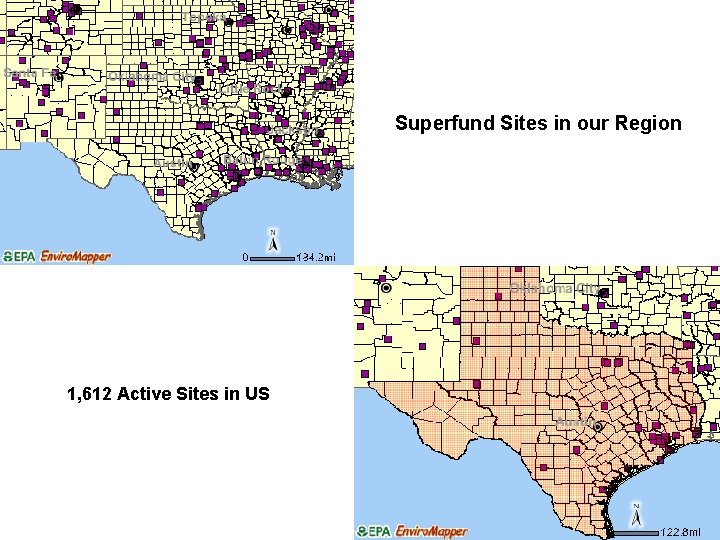 Superfund Sites in our Region 1, 612 Active Sites in US 
