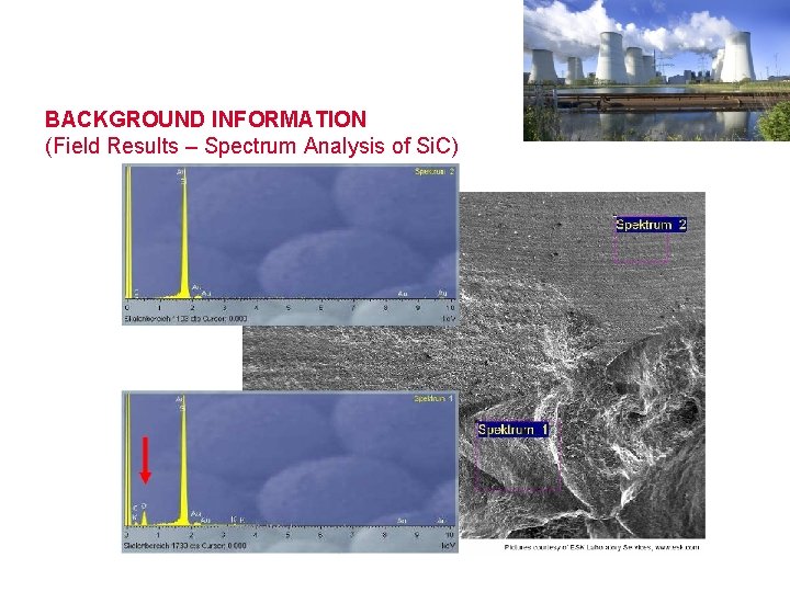 BACKGROUND INFORMATION (Field Results – Spectrum Analysis of Si. C) 