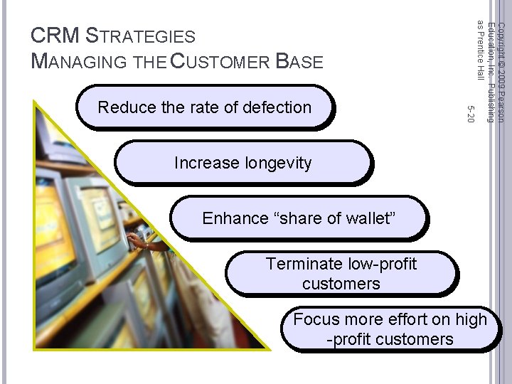 5 -20 Reduce the rate of defection Copyright © 2009 Pearson Education, Inc. Publishing