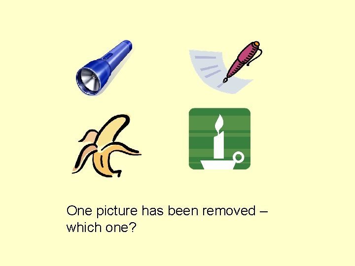 One picture has been removed – which one? 