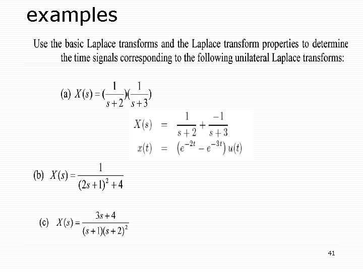 examples 41 examples 41