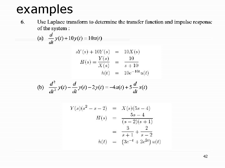 examples 42 examples 42