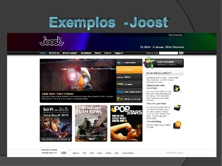 EXEMPLOS - JOOST 