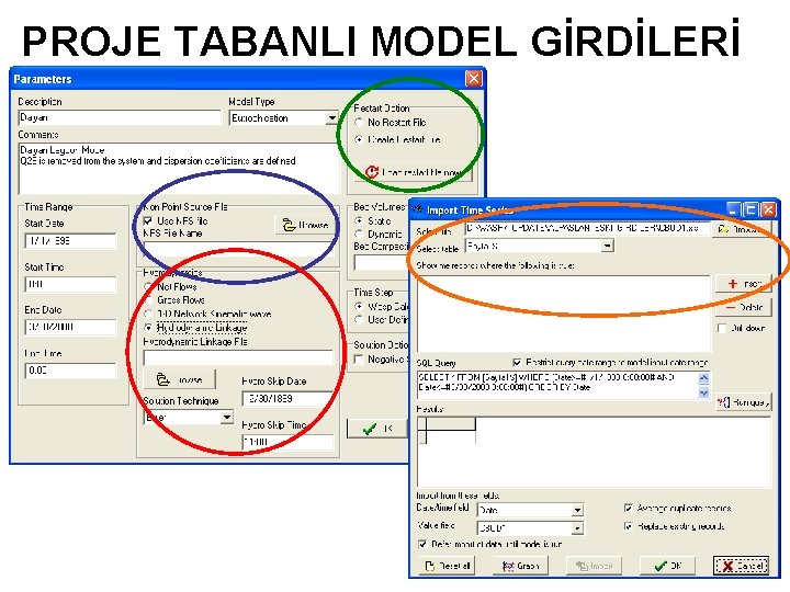 PROJE TABANLI MODEL GİRDİLERİ 