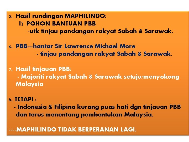 BAB 9 MALAYSIA DALAM KERJASAMA ANTARABANGSA ANITA AP