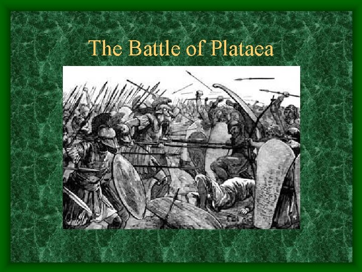 The Battle of Plataea 