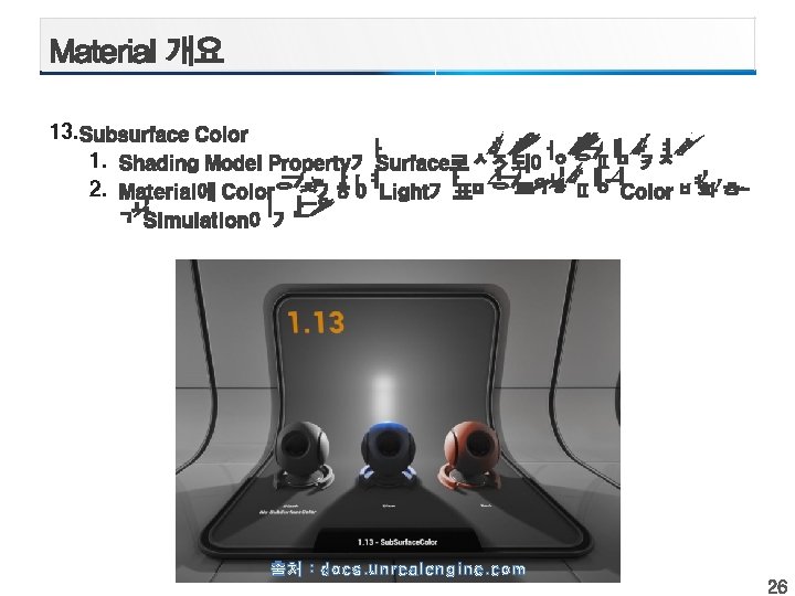 13. 1. 2. 출처 : docs. unrealengine. com 