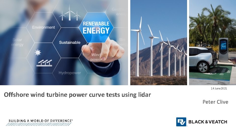 Offshore wind turbine power curve tests using lidar 14 June 2021 Peter Clive 