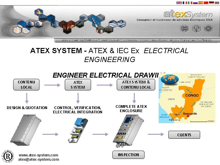 ATEX SYSTEM - ATEX & IEC Ex ELECTRICAL ENGINEERING ENGINEER ELECTRICAL DRAWING CONTENU LOCAL