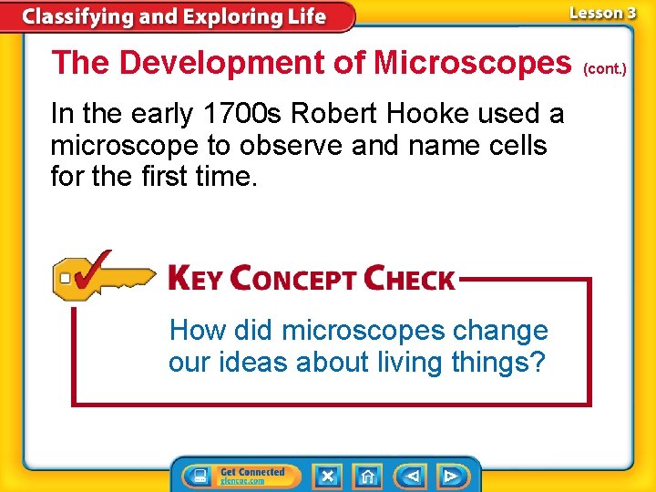 The Development of Microscopes (cont. ) In the early 1700 s Robert Hooke used