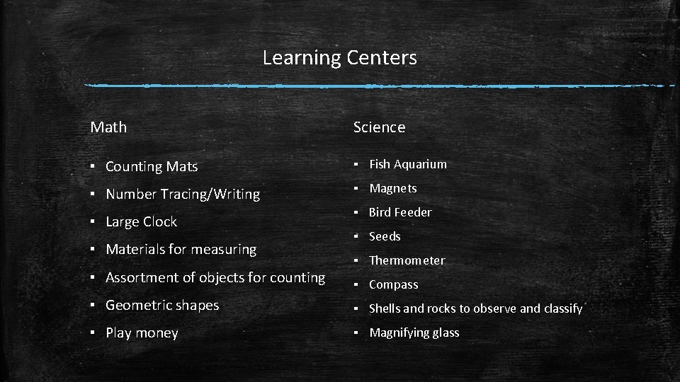 Learning Centers Math Science ▪ Counting Mats ▪ Fish Aquarium ▪ Number Tracing/Writing ▪