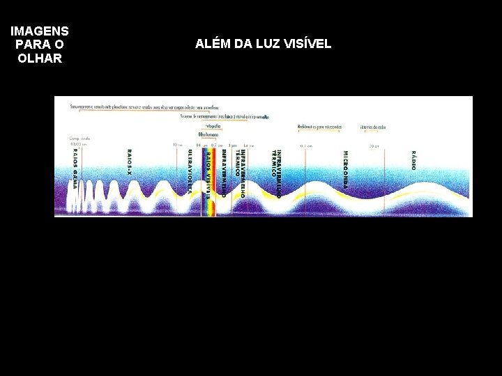 IMAGENS PARA O OLHAR ALÉM DA LUZ VISÍVEL 