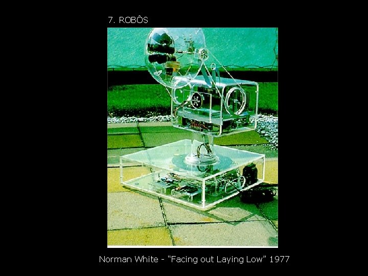 7. ROBÔS Norman White - “Facing out Laying Low” 1977 