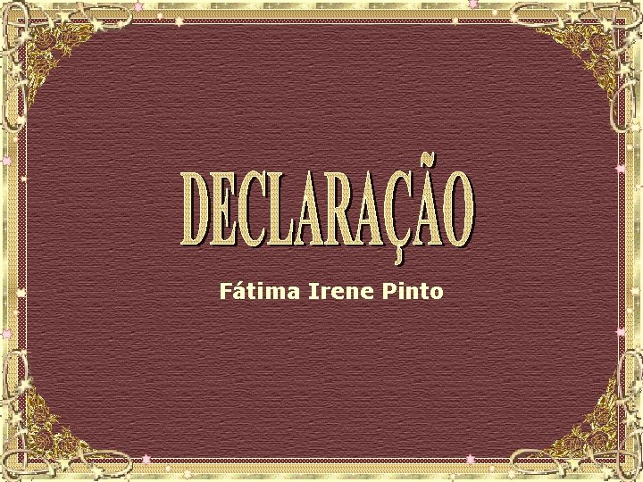 Fátima Irene Pinto 