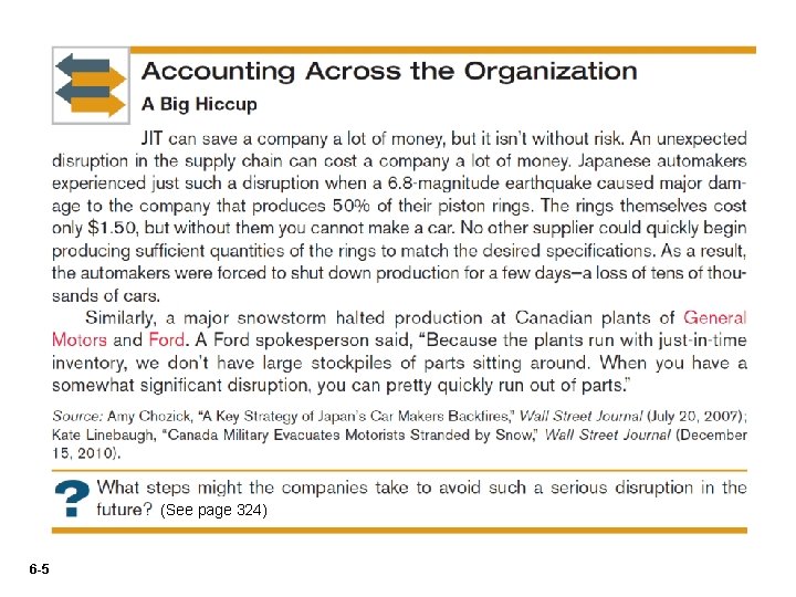 (See page 324) 6 -5 