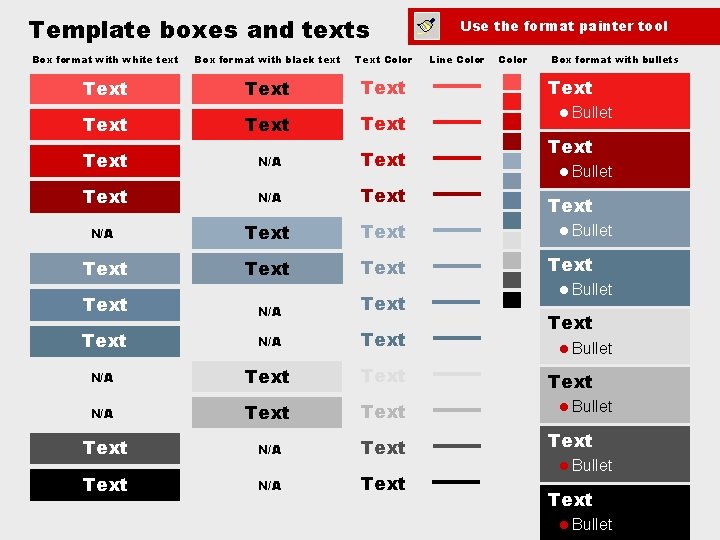 Guidelines Power Point Presentations About the Template The