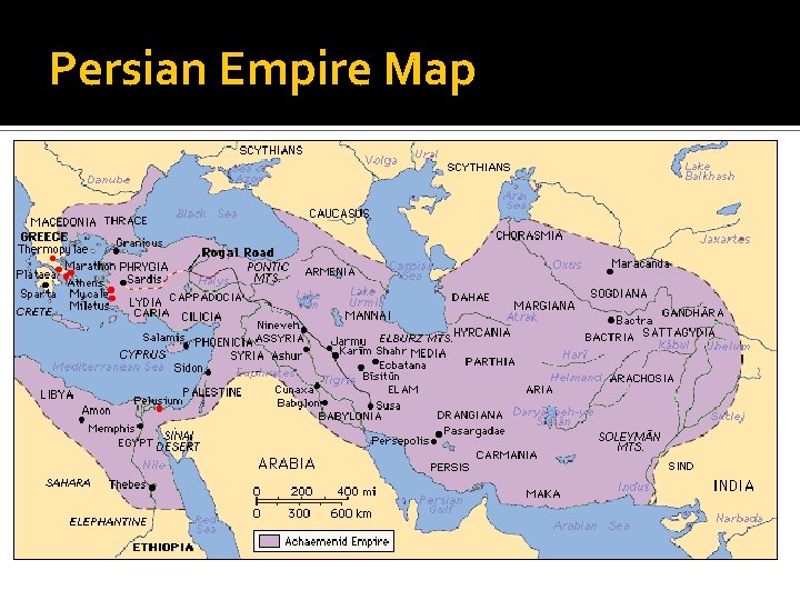 Persian Empire Map 