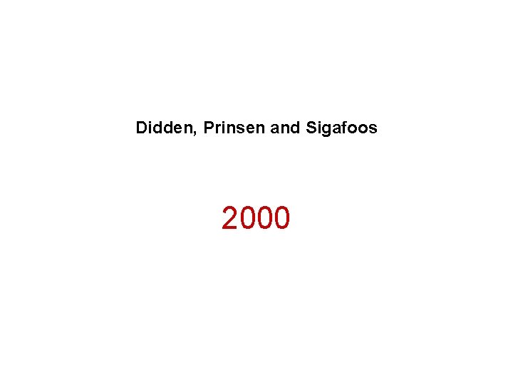 Didden, Prinsen and Sigafoos 2000 