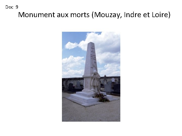 Doc 9 Monument aux morts (Mouzay, Indre et Loire) 