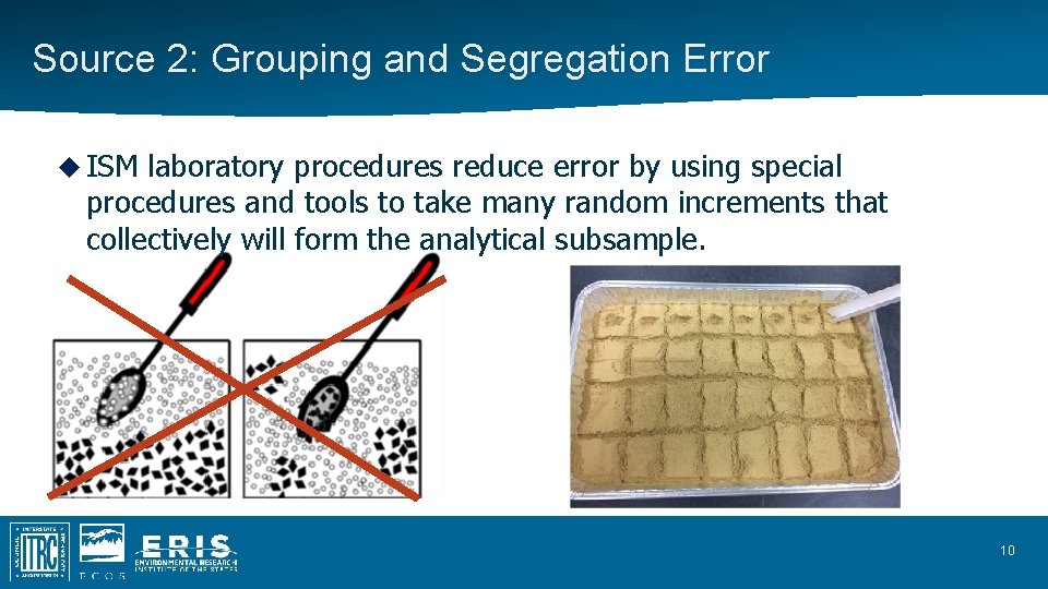 Source 2: Grouping and Segregation Error ISM laboratory procedures reduce error by using special Source 2: Grouping and Segregation Error ISM laboratory procedures reduce error by using special