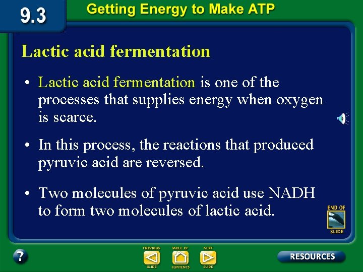Lactic acid fermentation • Lactic acid fermentation is one of the processes that supplies Lactic acid fermentation • Lactic acid fermentation is one of the processes that supplies