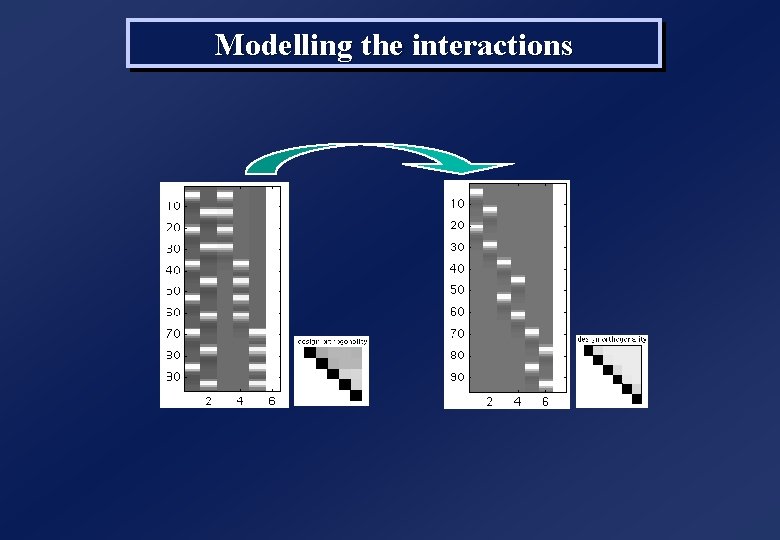 Modelling the interactions Modelling the interactions
