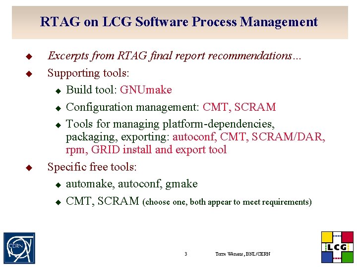 Future of the apps area software build system
