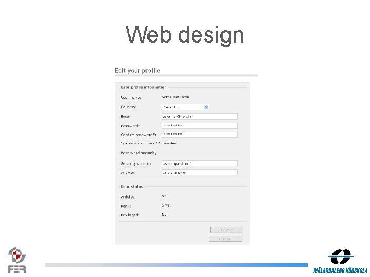 Web design 