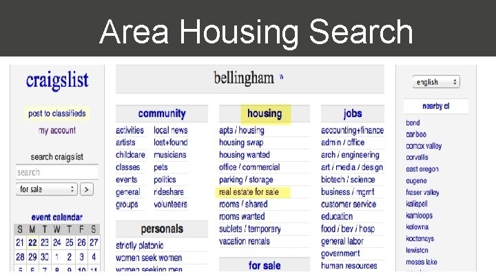 Area Housing Search Craigslist has gone vanilla with fewer opportunities to convert leads 