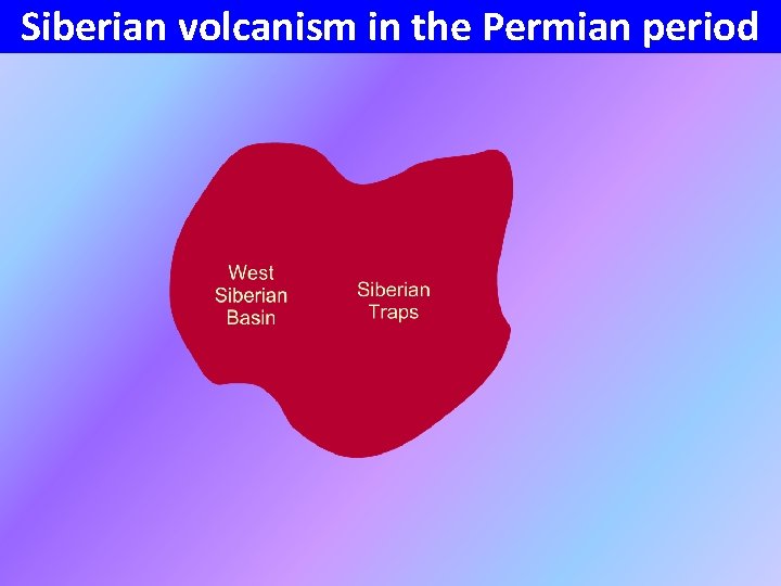 Siberian volcanism in the Permian period 