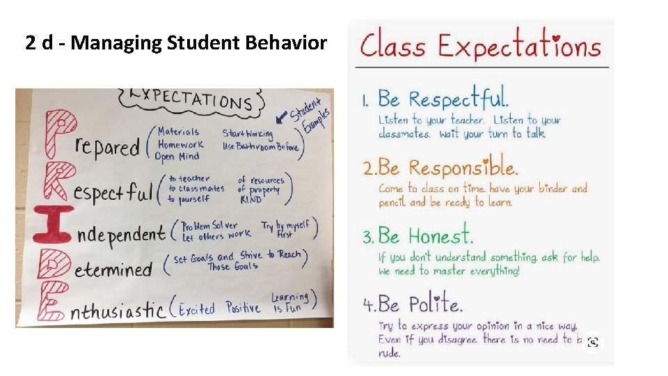 2 d - Managing Student Behavior 