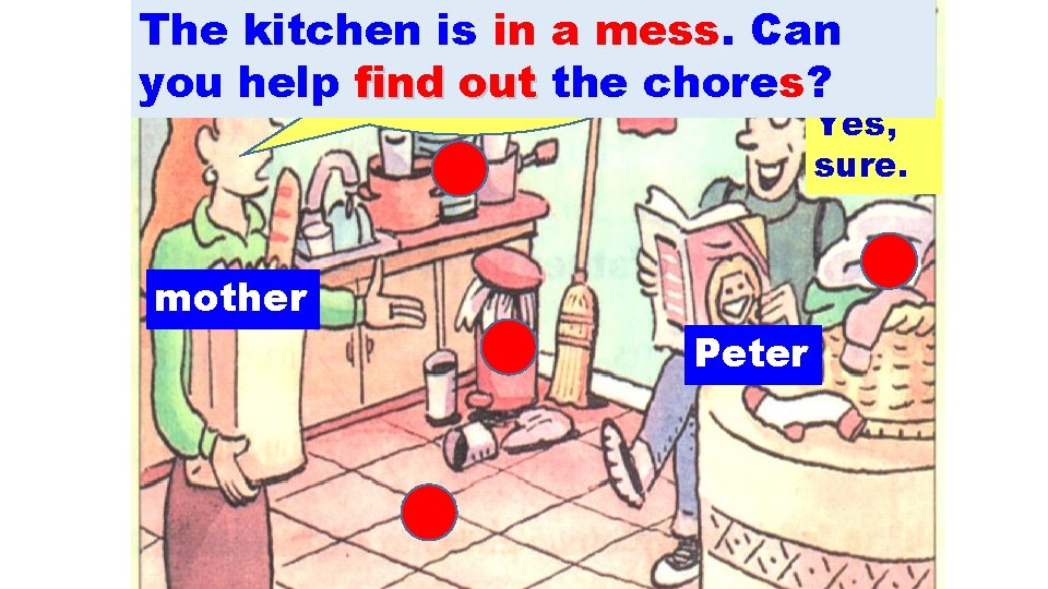 Peter, The kitchen iscould in a mess. Can you please do you help find