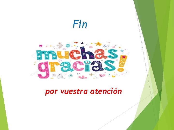 Fin por vuestra atención 