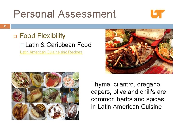 Personal Assessment 11 Food Flexibility � Latin & Caribbean Food Latin American Cuisine and