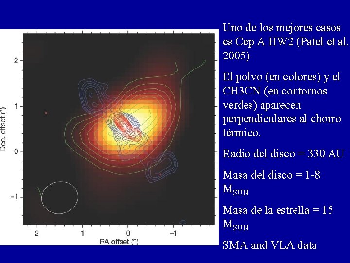 Uno de los mejores casos es Cep A HW 2 (Patel et al. 2005)