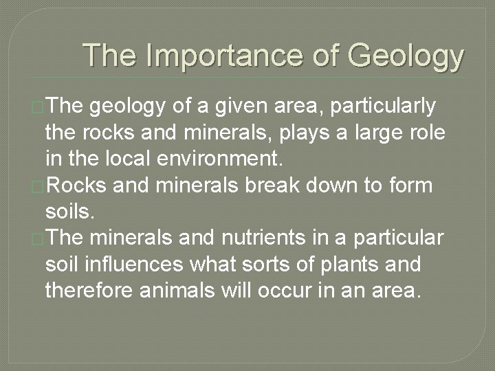 The Importance Of Rocks Minerals identify common rock forming minerals The Importance