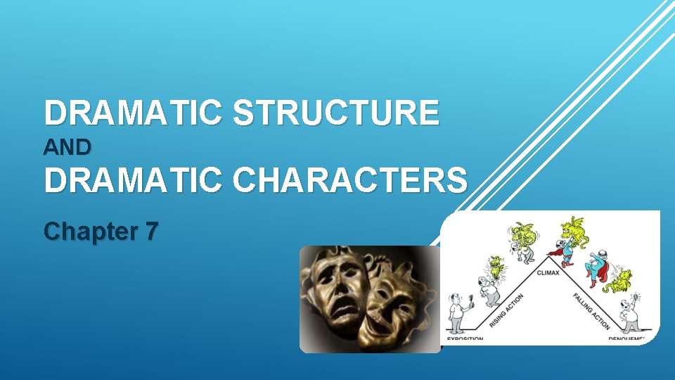 DRAMATIC STRUCTURE AND DRAMATIC CHARACTERS Chapter 7 